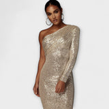 Rita - Vestido de Noite com Decote Cruzado