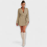 Zélia - Vestido Blazer com Decote em V