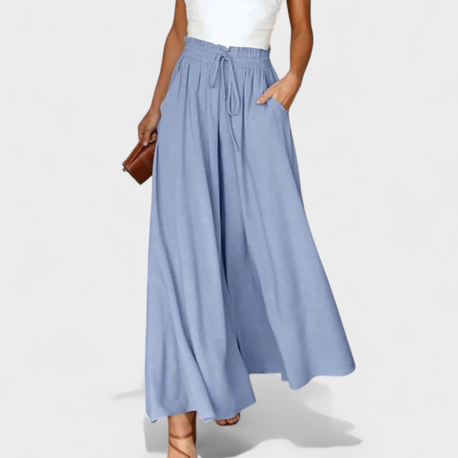 Raquel - Calças Largas de Primavera