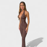 Rita - Macacão com Decote Profundo