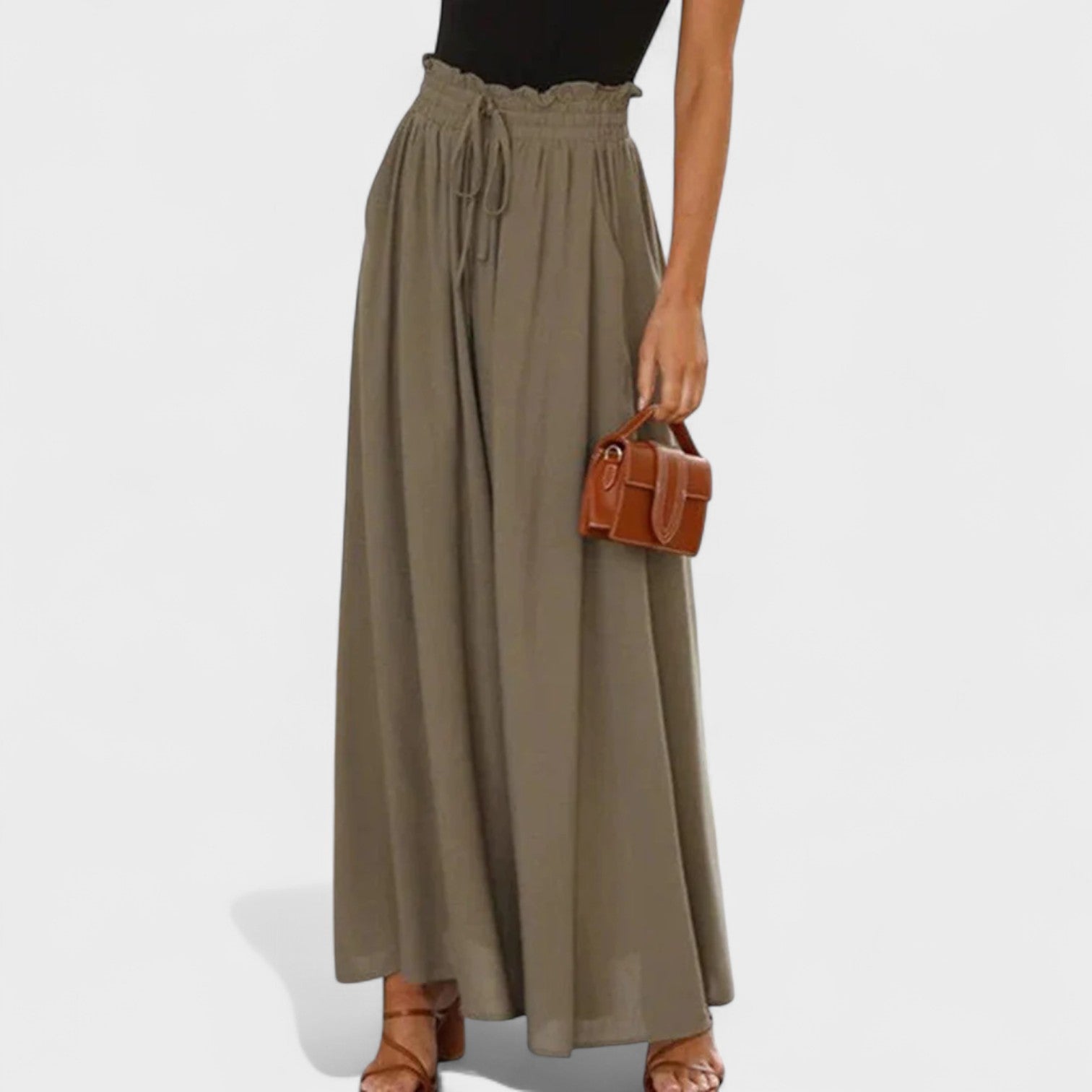 Raquel - Calças Largas de Primavera