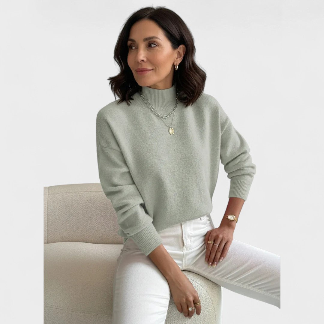 Estrela - Camisola de gola alta