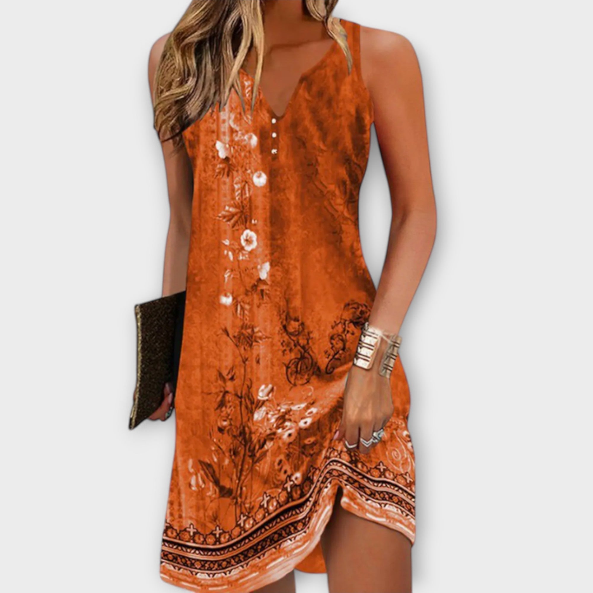 Flávia - Vestido de camisa midi